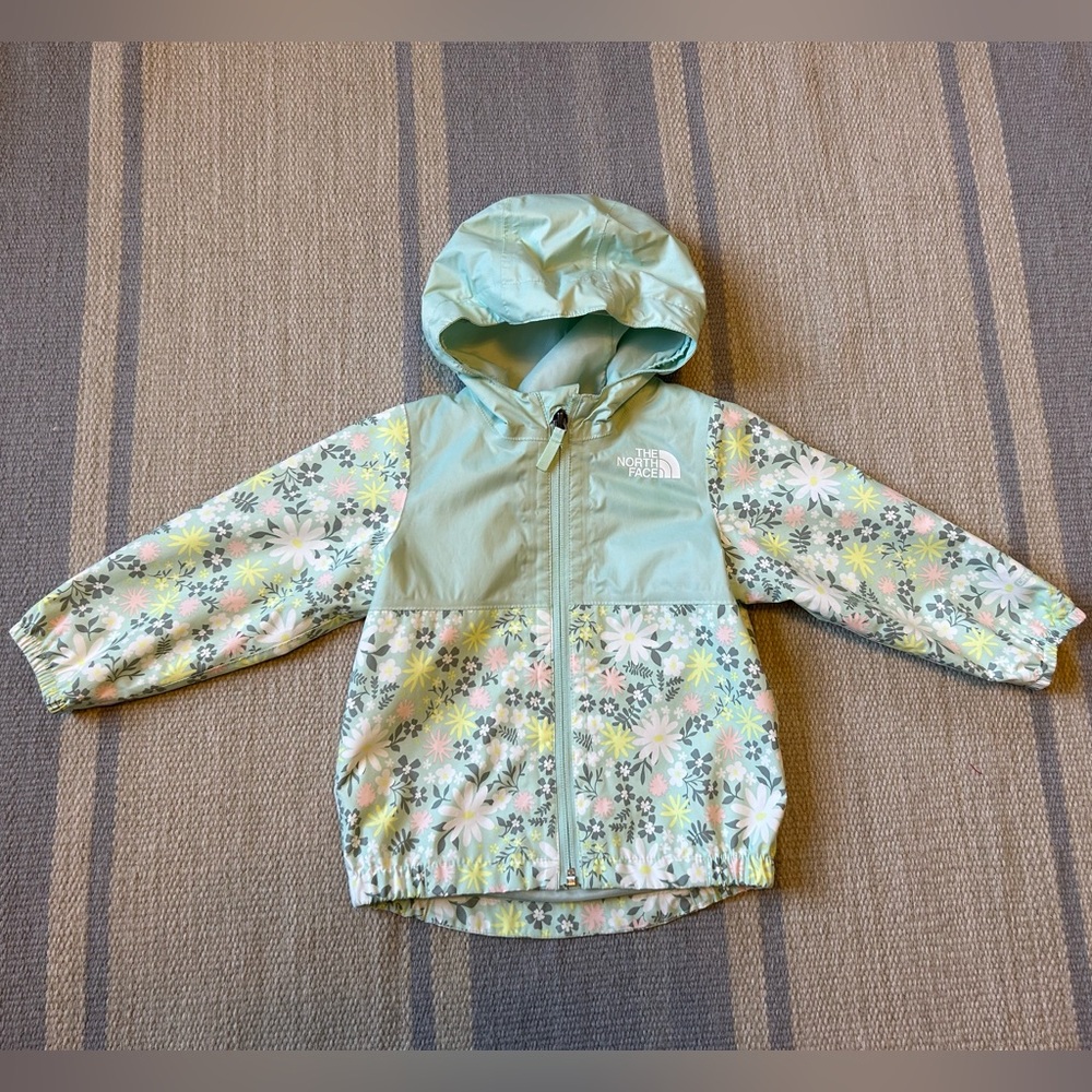 The North Face Floral Raincoat 18 month